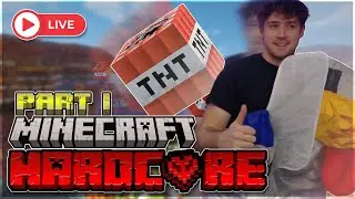 FIRST TIME Playing Minecraft HARDCORE (#1)