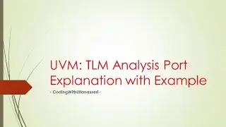 UVM: TLM Analysis Port Explanation with a Basic Example
