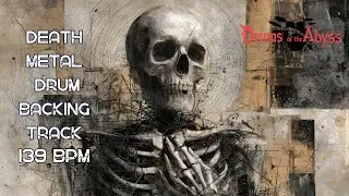 139 BPM Death Metal Drum Backing Track | Crushing Mid-Tempo Stomp | Royalty Free Drum Track
