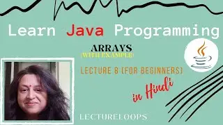 Arrays in java in Hindi with full explanation and programming examples