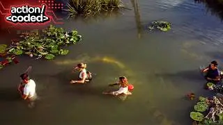 anacondas: the hunt for the blood orchid (2004) - dr ben douglas swallowed whole by the anaconda