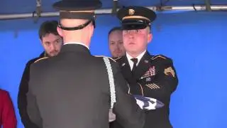 Military Honors Flag presentation