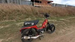 Zanella 50 por ruta y campo viaje de prueba