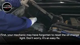 Why is the Engine Light on After an Oil Change?
