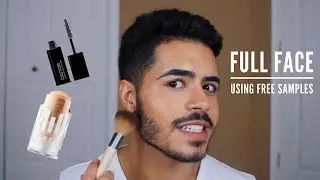 Full Face of Makeup Using Free Samples
