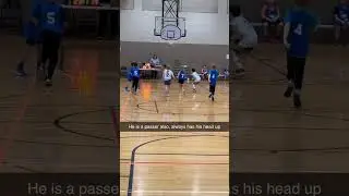Always dribbling with my head up&hellip;