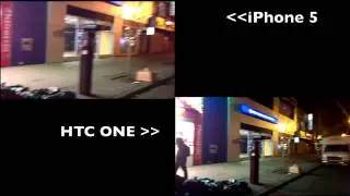 HTC ONE vs iPhone 5 Camaras!