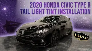 2020 Honda Civic Tail light Tint Installation Tutorial