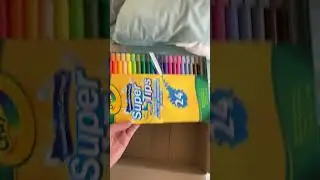 Some new crayola supertips Wish I could get the 100 pack but these will do