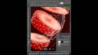 إزالة الخلفية من المياه  | Transparent Water Splash effect in Photoshop #shorts #photoshop_tutorial