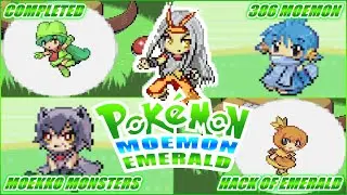 Pok&eacute;mon Moemon Emerald GBA Rom-Hack : Completed, Moekko Monsters, All 386 Moemons, Hack Of Emerald