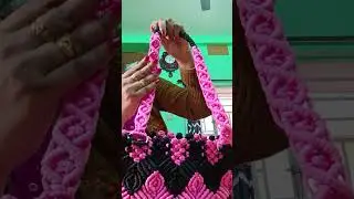 Macrame Shoulder Bag || Macrame Bag || DIY #piyalishandcraft