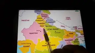 Union Territory of India ..#likesharesubscribe #gk #borderarea #netjrfgeography #map #subscribe