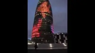 Башня Агбар (Torre Agbar) в Барселоне, Испания