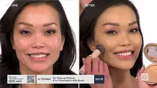 No Makeup Makeup 4-in-1 Foundation with Brush on QVC