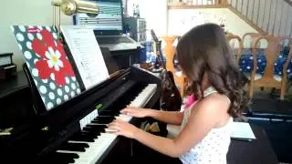 Soft Mozart Recital: Leah (8) plays 
