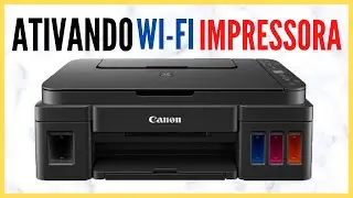 COMO ATIVAR O WI FI NA IMPRESSORA CANON #shorts