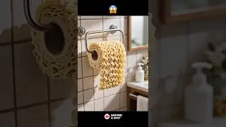 Toilet Tissue 😱 | Cutting Glass Tissue ASMR #shorts #aiart #satisfying #asmrai #cuttingedgeai