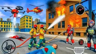 AI Robotics Fire Rescue | Autonomous Drone Technology, Next-Gen Simulation & 4K Gameplay Ops