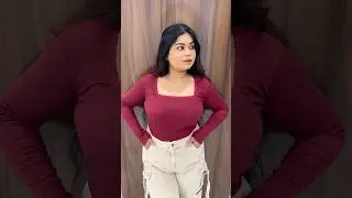 Snapdeal trendy budget friendly stylish fashion top haul under500 full sleeves asymmetric maroon