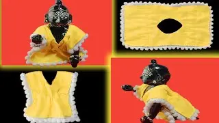 😍बिल्कुल आसान तरीके से बनाएं लड्डू गोपाल की गर्मी की पोशाक/कान्हा जी की समर ड्रेस