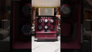 storage be as stylish as your timepieces - Driklux watch winder box for 6  #rolexwatch