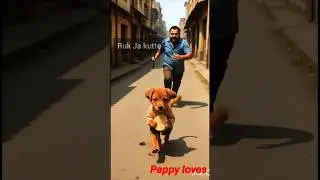 The Dog 🐶Who Helped His Enemy | Moral Story🐶 #dogs  #aipuppy  #zootoonai#theinnocentpuppy #