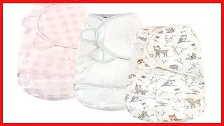 Hudson Baby Uni Baby Cotton Swaddle Wrap, Enchanted Forest, 0-3 Months