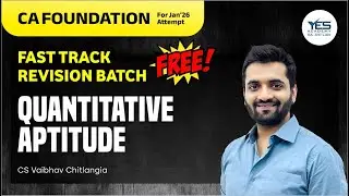 CA Foundation Quant Apt | FREE FastTrack Index Numbers | CS Vaibhav  Chitlangia