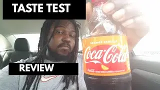 Coca-Cola orange vanilla taste test review