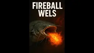 Vertikal Wels auf Karausche