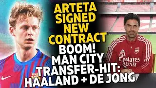 Big Man City transfers: Haaland + de Jong ● Arteta signed new contract ● Mourinho wants Wan-Bissaka