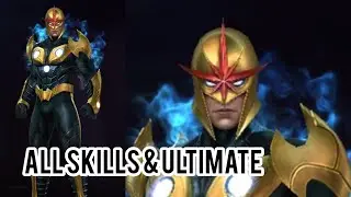 Marvel Future Fight : All Nova Skills & Ultimate