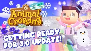 🔴HUGE 3.0 UPDATE in 2 WEEKS! Getting my Rainbow Forever Island Ready! Animal Crossing New Horizons