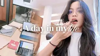 ambivert abroad⋆✴︎˚｡⋆ a day in my life (daily routine, study at a library, groceries)