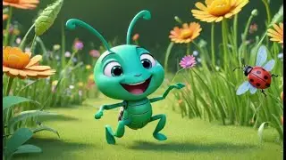 El saltamontes travieso toca el tambor | Canci&oacute;n Infantil | Rima para Ni&ntilde;os | Nursery Rhyme