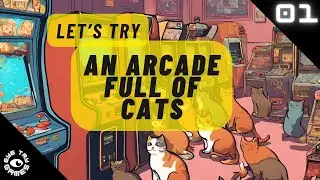 Trying My New Favorite Arcade Cat game! Let's Try An Arcade Full of Cats