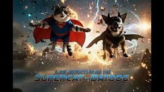Las Aventuras de Supercat y Batdog.