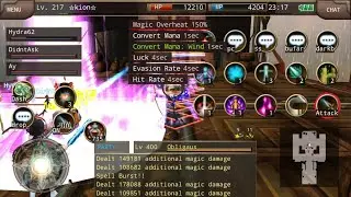 [Iruna Online] - Dark Ench (Bow)+Sniper+Gladi+Mins vs Obligaus lvl 400 God Raid