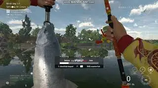 Fishing Planet San Joaquin Delta steelhead trout with walker