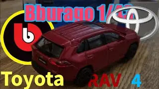 Bburago 1/43 2022 Toyota RAV4 Model