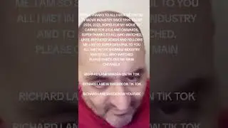 RECAP MY SHOWBIZ YEARS 2024 2025. FUTURE HOPES. RICHARD LANE SWEDEN ON TIK TOK