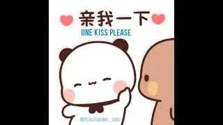 One kiss please 💋💋💋 #love #lovestatus #peachgoma #peachugomu