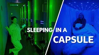 SLEEP IN A CAPSULE AT THE MEXICO CITY AIRPORT