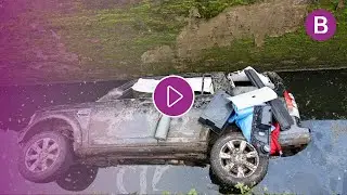 Luxury Land Rover found in Tipton canal lock was 'stolen, driven to water and pushed in'