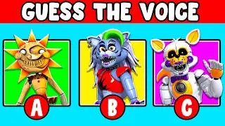 Guess the VOICE! FNAF QUIZ with with Roxanne Wolf and Gregory ULTIMATE CHALLENGE