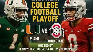 Miami vs Ohio State LIVE 🔥 2025 College Football Playoff Watch Party 📱