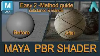 Realistic Materials in Maya: Substance Plugin vs. Manual Setup