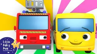 Vehicle Sounds Song + ABC Vehicles | 🚌Wheels on the BUS Songs! 🚌 Nursery Rhymes for Kids