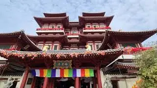 #Buddha tooth relic #temple in #chinatown #Singapore! inside #tour